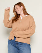 Heather Ginger $|& Thread & Supply Dover Cardigan - SOF Front
