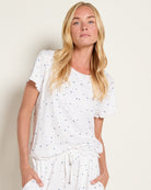 Cream $|& SEAS Doze Sleep Top - SOF Front