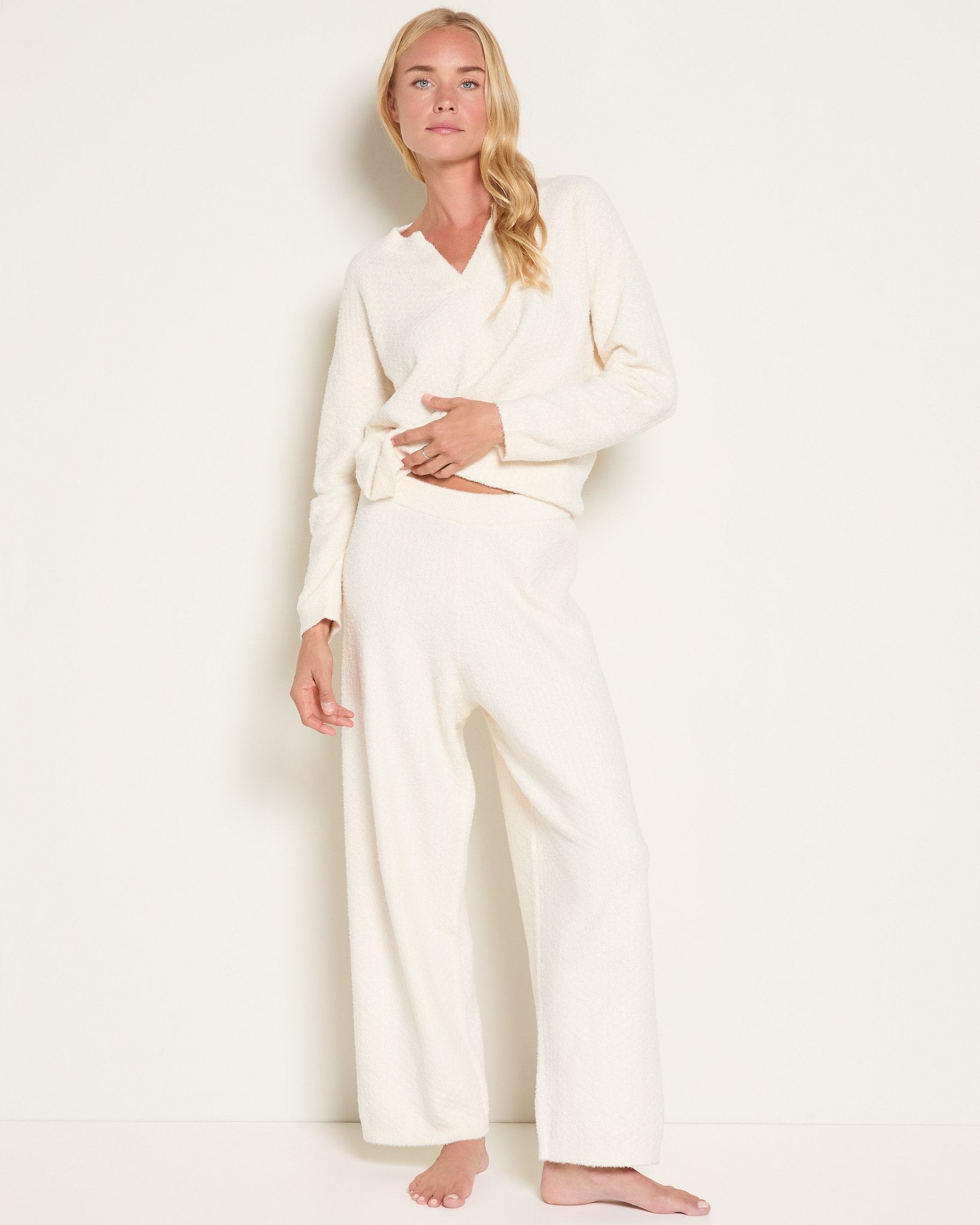 Cream $|& SEAS Starlight Knit Pant - UGC On Fig