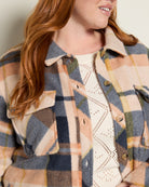 Navy Copper Plaid $|& Thread & Supply Roswell Jacket - SOF Full Front
