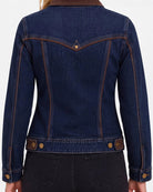 Riverwalk $|& Liverpool Classic Trucker Jacket with Velvet Detail - Hanger Side