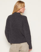 Heather Cinder $|& SEAS Cassie Mock Neck Sweater - SOF Back