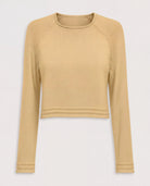 Saffron $|& SEAS Leah Raglan Sweater - Hanger Detail