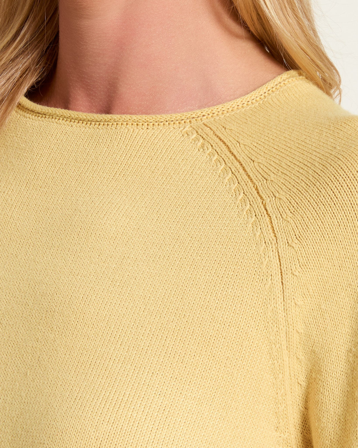 Saffron $|& SEAS Leah Raglan Sweater - SOF Full Front