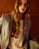 Cream $|& SEAS Leah Raglan Sweater - SOF Side