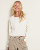 Cream $|& SEAS Leah Raglan Sweater - SOF Front