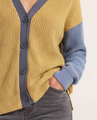 Canyon $|& SEAS Brie Colorblocked Cardigan - SOF Full Front