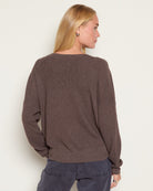 Seal Brown $|& Herizon Wanderer Waffle Long Sleeve - SOF Back