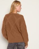 Canyon $|& Herizon Honeycomb Crew Neck Sweater - SOF Back