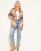 Fawn Stripe $|& Herizon Onward Stripe Cardigan - UGC On Fig