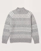 Heather Grey $|& Herizon Franklin Mock Neck Sweater - Hanger Detail