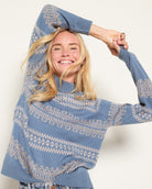 Wave $|& Herizon Franklin Mock Neck Sweater - SOF Full Front