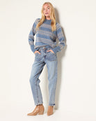 Wave $|& Herizon Franklin Mock Neck Sweater - UGC On Fig