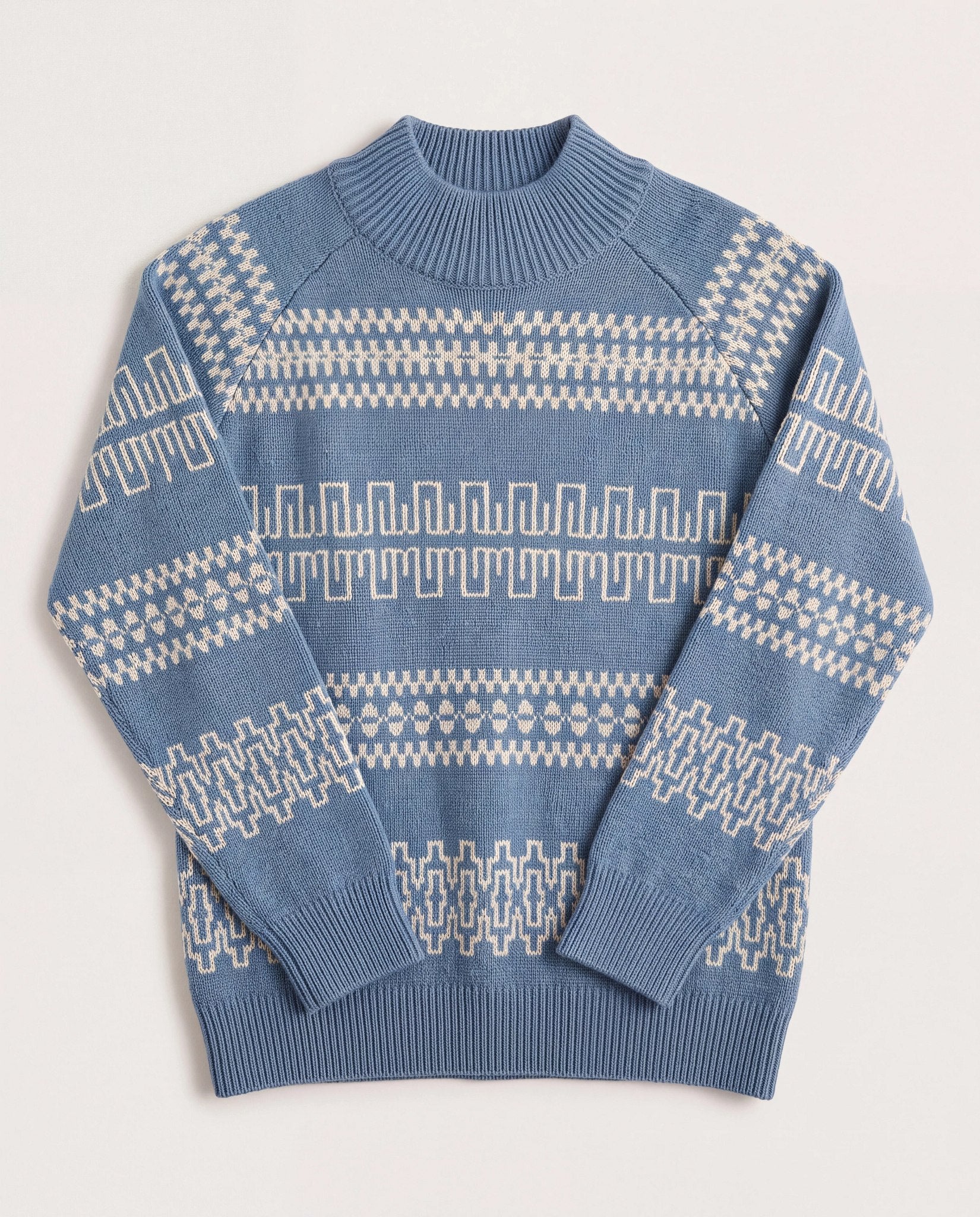 Wave $|& Herizon Franklin Mock Neck Sweater - Hanger Detail