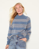 Wave $|& Herizon Franklin Mock Neck Sweater - SOF Front