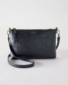 Black $|& SEAS Compass  Zippered Crossbody - Hanger Detail