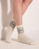 Canyon Multi $|& SEAS 4 Pack Patterned Crew Socks - SOF Detail
