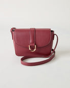 Bordeaux $|& SEAS Fiona Flap Crossbody - Hanger Detail