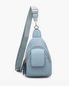 Dusty Blue $|& Jen & Co. Sophia Sling Bag - VOF Detail