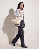 Cream $|& SEAS Arden Braided Handle Tote - UGC On Fig