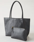 Black $|& SEAS Arden Braided Handle Tote