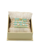 Gold $|& La Meno Ocean Gold Bracelet Set - VOF Detail