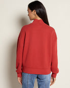 Ember $|& SEAS Becca Mock Neck Graphic Pullover - SOF Back