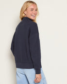 Mariner Midnight $|& SEAS Becca Mock Neck Graphic Pullover - SOF Back