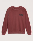 Walnut $|& SEAS Cliffs Raglan Sweatshirt - Hanger Detail