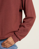 Walnut $|& SEAS Cliffs Raglan Sweatshirt - VOF Front