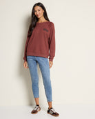 Walnut $|& SEAS Cliffs Raglan Sweatshirt - UGC On Fig