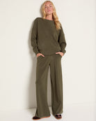 Evergreen $|& SEAS Lilian Boat Neck Top - UGC On Fig