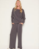 Cinder $|& SEAS Lilian Boat Neck Top - UGC On Fig