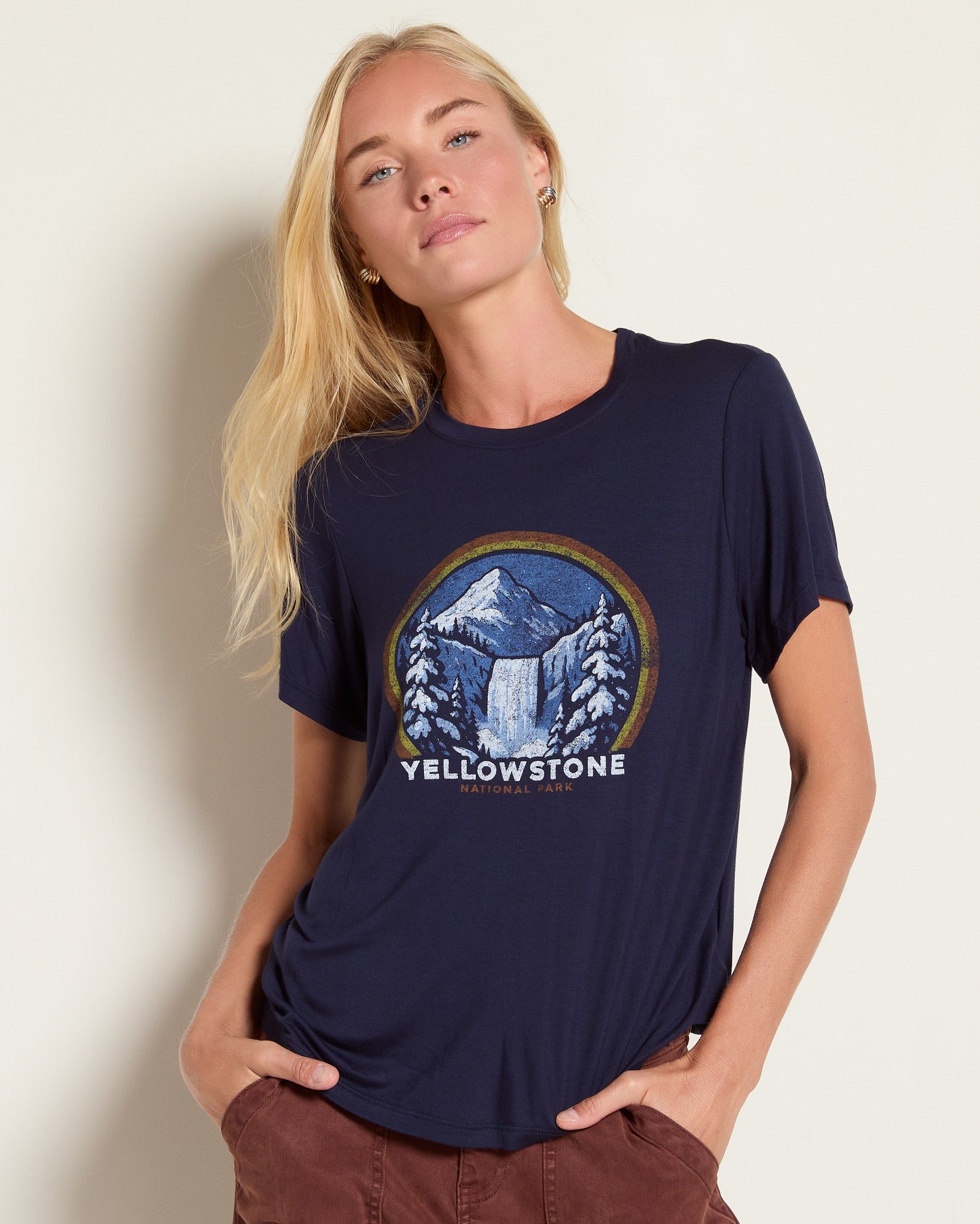 Mariner Midnight $|& Herizon Yellowstone Graphic Tee - VOF Front