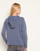 Washed Denim Blue $|& Herizon Mountain Air Half Zip Pullover - SOF Back
