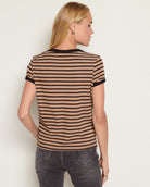 Canyon/Black $|& Herizon Sora Stripe Tee - SOF Back