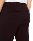 Brown Truffle $|& Liverpool Kayla Pull-On Wide Leg Trouser - Hanger Back