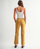 Mustard $|& Mica Denim Mid Rise Straight - Hanger Side