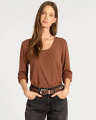 Friar Brown $|& Thread & Supply Lauren Top - VOF Detail