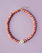 Pink $|& Macrae & Co Natalie Necklace - VOF Detail