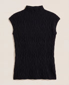 Black $|& Bobeau Animal Jacquard Sweater - Hanger Detail