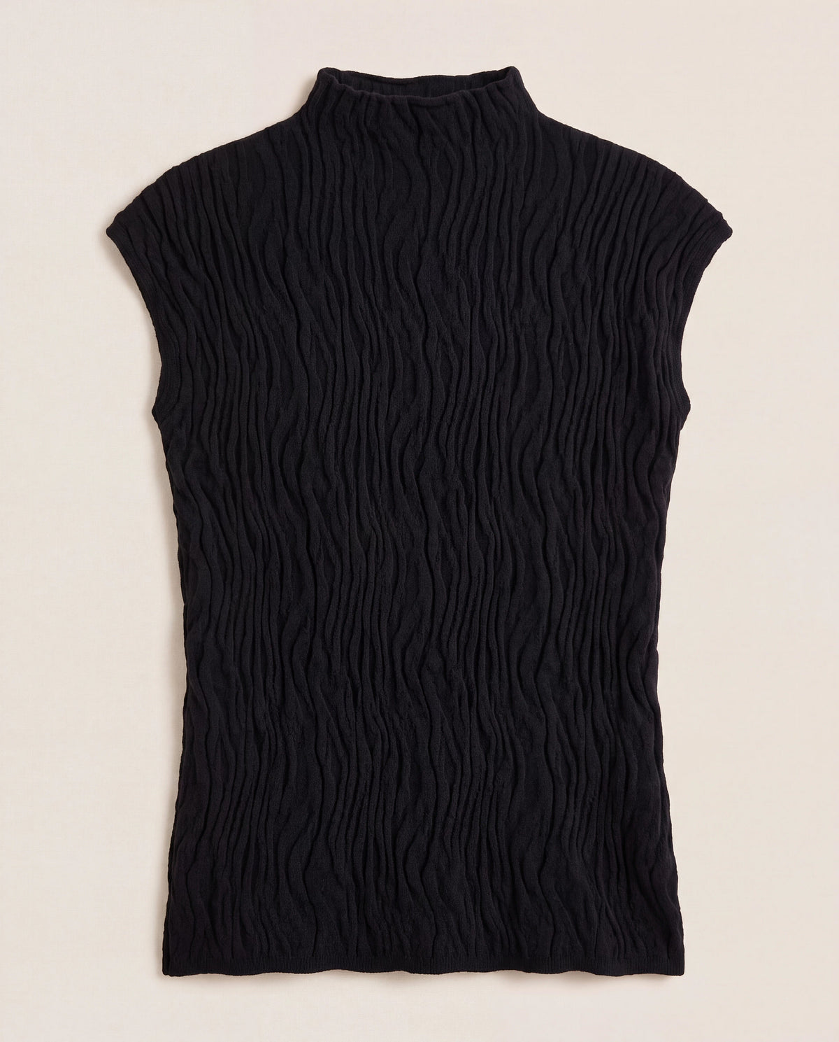 Black $|& Bobeau Animal Jacquard Sweater - Hanger Detail