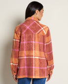 Fuschia Plaid $|& Thread & Supply Santa Fe Jacket - SOF Back