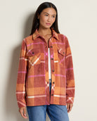 Fuschia Plaid $|& Thread & Supply Santa Fe Jacket - SOF Front