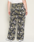 Camo $|& Mica Denim High Rise Wide Leg Pant with Drawstring - SOF Back