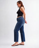 Dark Space $|& Mica Denim High Rise Straight Leg Jeans - Hanger Front