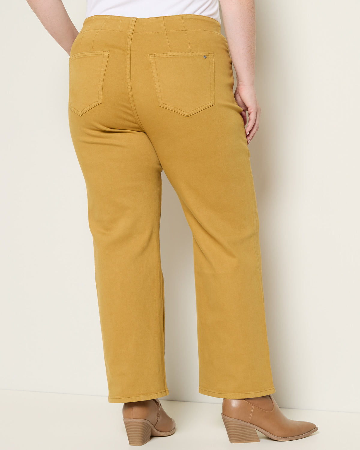 Mustard $|& Mica Denim Mid Rise Straight - SOF Back