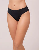 Cappuccino/Black $|& Montelle Bodybliss Brief 2 Pack - VOF Detail