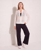 Cream $|& Interval Chase Crochet Sweater - UGC On Fig