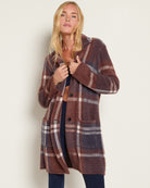 Walnut Plaid $|& Interval Unity Coatigan - SOF Front